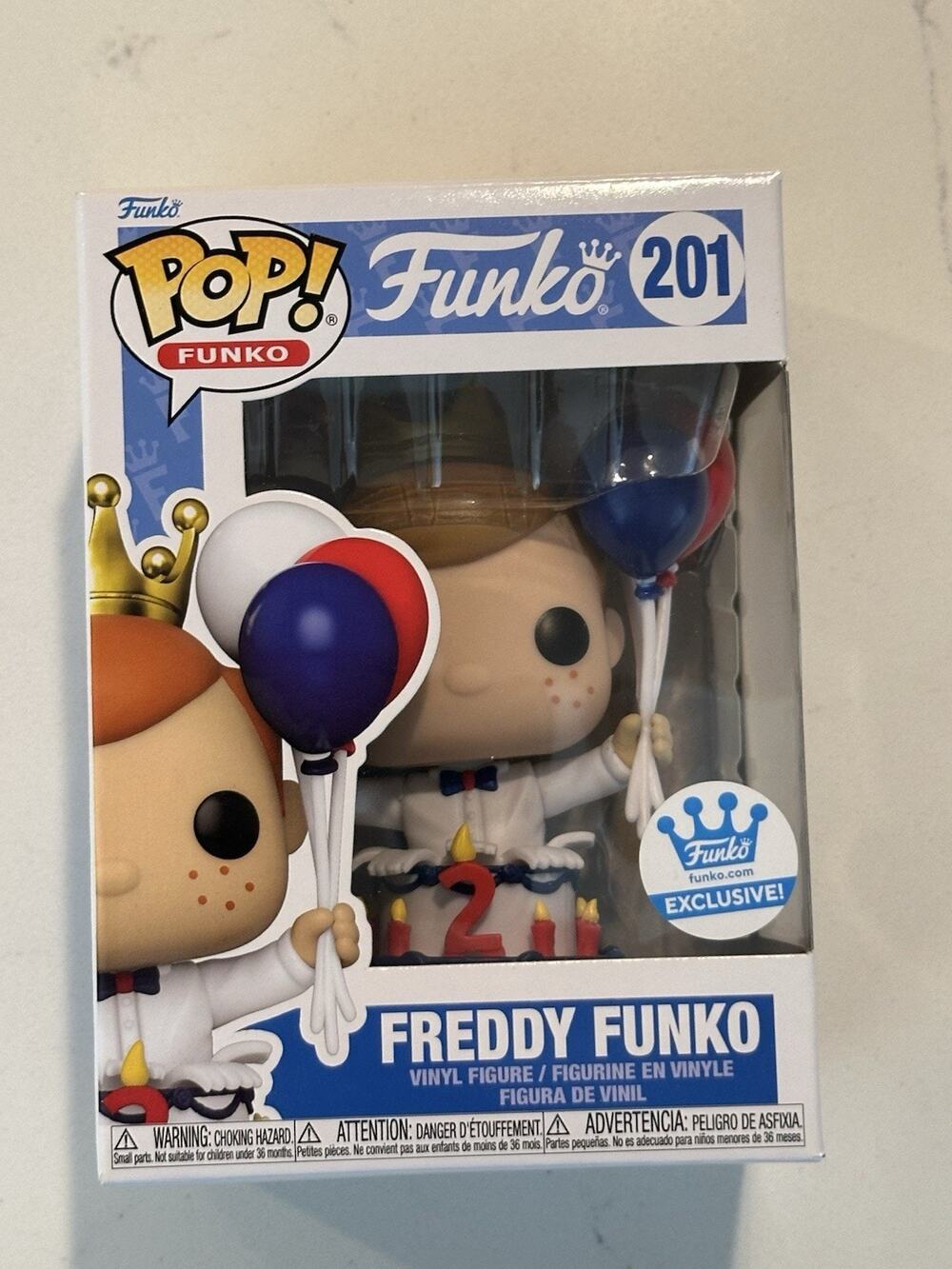 FUNKO POP BIRTHDAY FREDDY FUNKO IN CAKE 201 FUNKO SHOP EXCLUSIVE #5